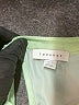 Topshop 100% Polyester Tie-dye Green Short Sleeve Blouse Size 10 - photo 7