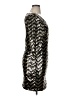 Trixxi Metallic Silver Cocktail Dress Size XL - photo 4