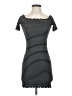 Unbranded Stripes Black Casual Dress Size XS - photo 1