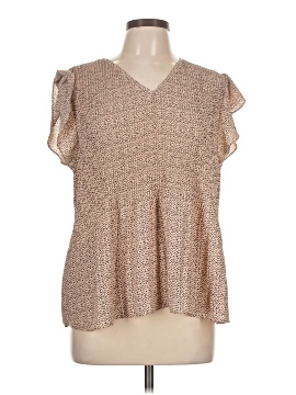 Adrianna Papell Short Sleeve Blouse