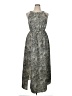 East Adeline 100% Polyester Animal Print Gray Casual Dress Size 1X - photo 1