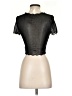 Shein Black Short Sleeve Top Size 4 - photo 2