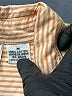 Bill Blass 100% Cotton Stripes Orange Short Sleeve Button-Down Shirt Size M - photo 7