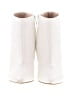 Nasty Gal Inc. Solid White Ankle Boots Size 4 - photo 2