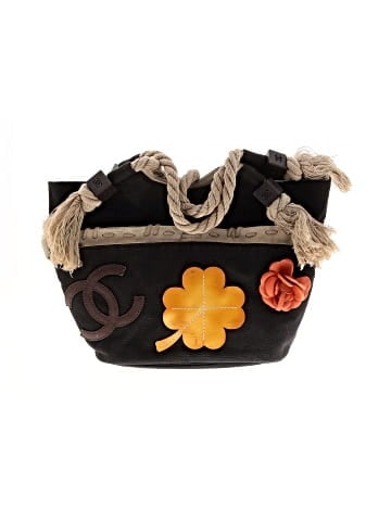 Chanel CC Camellia Rope Satchel (view 1)