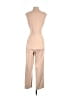 Black Halo Solid Tan Jumpsuit Size 4 - photo 2