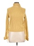 Evie 100% Cotton Yellow Turtleneck Sweater Size L - photo 1