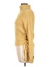 Evie 100% Cotton Yellow Turtleneck Sweater Size L - photo 5