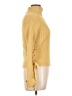 Evie 100% Cotton Yellow Turtleneck Sweater Size L - photo 4