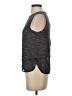 Theory 100% Silk Print Blue Gray Sleeveless Top Size S - photo 5