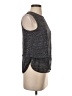 Theory 100% Silk Print Blue Gray Sleeveless Top Size S - photo 4