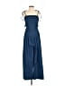 Free People 100% Cotton Solid Blue Jumpsuit Size 4 - photo 1