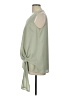Zenana 100% Polyester Green Sleeveless Blouse Size L - photo 5