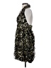 Calvin Klein 100% Polyester Animal Print Black Cocktail Dress Size 4 - photo 5