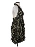 Calvin Klein 100% Polyester Animal Print Black Cocktail Dress Size 4 - photo 4