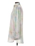Zara 100% Polyester Tie-dye Ivory Long Sleeve Blouse Size XS (estimated) - photo 5