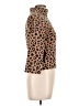 Btween 100% Polyester Animal Print Brown Turtleneck Sweater Size 10 - photo 4