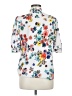 Love Moschino 100% Polyester Floral White 3/4 Sleeve Blouse Size 6 - photo 2