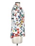 Love Moschino 100% Polyester Floral White 3/4 Sleeve Blouse Size 6 - photo 4