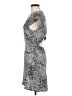 Babaton 100% Polyester Graphic Gray Casual Dress Size 6 - photo 5