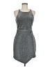 Express Metallic Silver Cocktail Dress Size 6 - photo 1