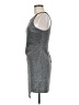 Express Metallic Silver Cocktail Dress Size 6 - photo 5
