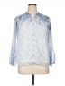 And 100% Polyester Blue 3/4 Sleeve Blouse Size 16 - photo 1