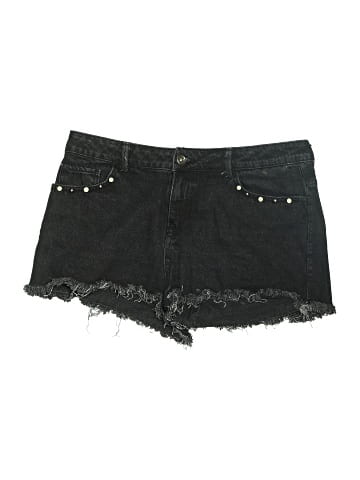 Zara Basic Denim Shorts (view 1)