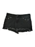 Zara Basic Black Denim Shorts Size 10 - photo 1