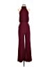 Lulus Solid Burgundy Jumpsuit Size S - photo 1