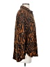 She + Sky 100% Polyester Animal Print Orange Long Sleeve Blouse Size S - photo 4