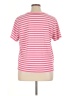 Hasting & Smith Stripes Pink Short Sleeve T-Shirt Size 1X - photo 2