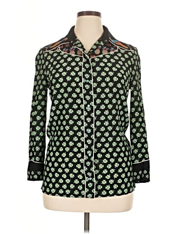 Gucci Long Sleeve Silk Top (view 1)