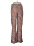 Zara Basic Tweed Red Casual Pants Size L - photo 1