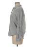 Soft Joie 100% Cotton Chevron-herringbone Gray Long Sleeve Button-Down Shirt Size M - photo 5