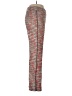 Zara Basic Tweed Red Casual Pants Size L - photo 4