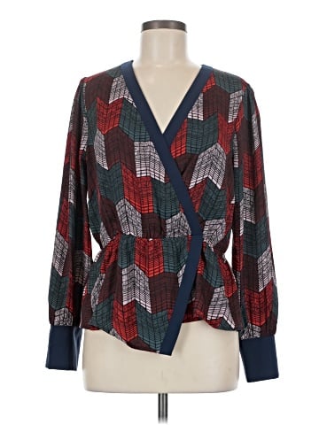 BCBGMAXAZRIA Long Sleeve Blouse (view 1)
