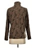 Lands' End 100% Polyester Animal Print Brown Pullover Sweater Size S - photo 2
