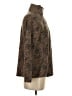 Lands' End 100% Polyester Animal Print Brown Pullover Sweater Size S - photo 4
