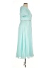 Self-Portrait 100% Polyester Teal Cocktail Dress Size 10 - photo 4