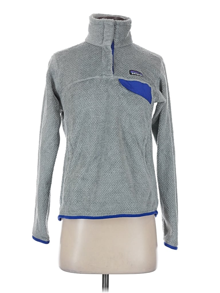 Pre-owned Patagonia Fleece Jacket In Gray