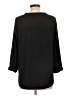 Left Coast by Dolan 100% Polyester Black 3/4 Sleeve Blouse Size L - photo 2