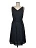 Ann Taylor 100% Polyester Chevron-herringbone Black Casual Dress Size 6 (petite) - photo 1