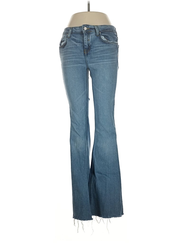 Pre-owned Zara Basic Jeans In Blue