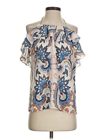 Tibi Sleeveless Silk Top (view 1)