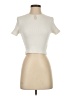 Zara Ivory Short Sleeve Turtleneck Size S - photo 1