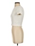 Zara Ivory Short Sleeve Turtleneck Size S - photo 5