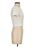 Zara Ivory Short Sleeve Turtleneck Size S - photo 4