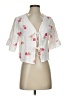 Unbranded Hearts White Short Sleeve Blouse Size 3 - photo 1