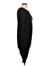 Unbranded Solid Black Casual Dress Size L - photo 4